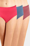 Incare High Rise Full Coverage Hipster Panty (Pack of 3) - Multicolor — thumbnail 1