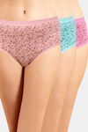 Incare High Rise Full Coverage Hipster Panty (Pack of 3) - Multicolor — thumbnail 1