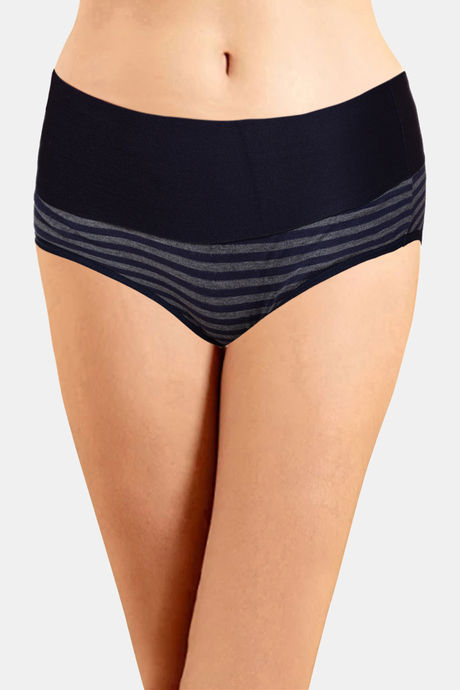 Incare High Rise Full Coverage  Tummy Tucker Hipster Panty (Pack of 3) - Multicolor — image 2
