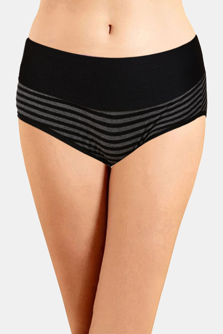 Incare High Rise Full Coverage  Tummy Tucker Hipster Panty (Pack of 3) - Multicolor — image 8