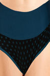Incare High Rise Full Coverage Hipster Panty (Pack of 3) - Multicolor — thumbnail 10