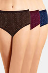 Incare High Rise Full Coverage Hipster Panty (Pack of 3) - Multicolor — thumbnail 1