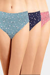 Incare High Rise Full Coverage Hipster Panty (Pack of 3) - Multicolor — thumbnail 1