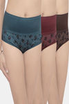 Incare Full Coverage High Rise Hipster Panty (Pack of 3) - Multicolor — thumbnail 1