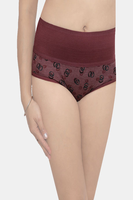 Incare High Rise Full Coverage  Tummy Tucker Hipster Panty (Pack of 3) - Multicolor — image 2