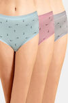 Incare Full Coverage High Rise Hipster Panty (Pack of 3) - Multicolor — thumbnail 1