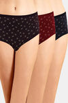 Incare Full Coverage High Rise Hipster Panty (Pack of 3) - Multicolor — thumbnail 1