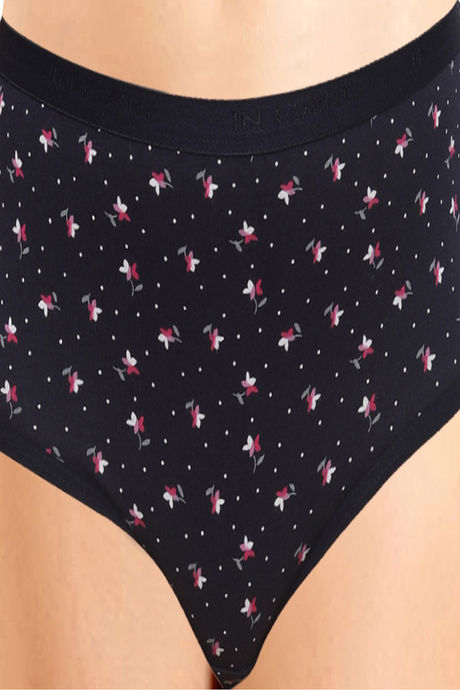 Incare Mid Rise Full Coverage Printed Hipster Panty (Pack of 3) - Multicolor — image 13