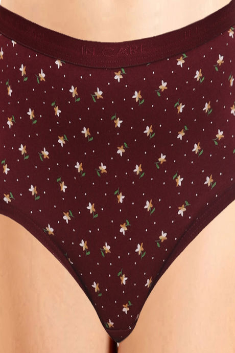 Incare Mid Rise Full Coverage Printed Hipster Panty (Pack of 3) - Multicolor — image 5