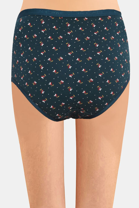 Incare Mid Rise Full Coverage Printed Hipster Panty (Pack of 3) - Multicolor — image 8