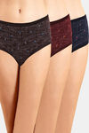 Incare Full Coverage High Rise Hipster Panty (Pack of 3) - Multicolor — thumbnail 1