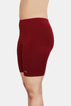 Incare High Rise Full Coverage Boyshort - Maroon — thumbnail 3