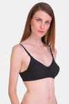 Bleeding Heart Single Layered Non Wired Full Coverage T-Shirt Bra - Black — thumbnail 4