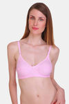 Bleeding Heart Single Layered Non Wired Full Coverage T-Shirt Bra - Pink — thumbnail 1