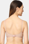 Bleeding Heart Double Layered Non Wired Full Coverage T-Shirt Bra - Almond — thumbnail 2