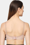 Bleeding Heart Double Layered Non Wired Full Coverage T-Shirt Bra - Almond — thumbnail 2