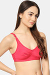 Bleeding Heart Double Layered Non Wired Full Coverage T-Shirt Bra - Magenta — thumbnail 4
