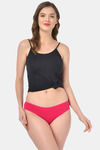 Bleeding Heart Low Rise Zero Coverage Thong - Magenta — thumbnail 4