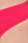 Bleeding Heart Low Rise Zero Coverage Thong - Magenta — thumbnail 5