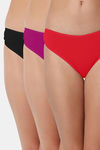 Bleeding Heart Low Rise Zero Coverage Thong (Pack of 3) - Multicolor — thumbnail 1