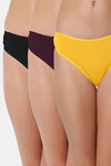 Bleeding Heart Low Rise Zero Coverage Thong (Pack of 3) - Multicolor — thumbnail 1
