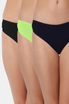 Bleeding Heart Low Rise Zero Coverage Thong (Pack of 3) - Multicolor — thumbnail 1