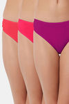 Bleeding Heart Low Rise Zero Coverage Thong (Pack of 3) - Multicolor — thumbnail 1