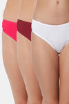 Bleeding Heart Low Rise Zero Coverage Thong (Pack of 3) - Multicolor — thumbnail 1