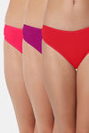 Bleeding Heart Low Rise Zero Coverage Thong (Pack of 3) - Multicolor — thumbnail 1