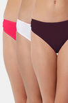 Bleeding Heart Low Rise Zero Coverage Thong (Pack of 3) - Multicolor — thumbnail 1