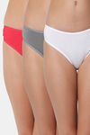 Bleeding Heart Low Rise Zero Coverage Thong (Pack of 3) - Multicolor — thumbnail 1