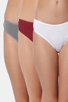 Bleeding Heart Low Rise Zero Coverage Thong (Pack of 3) - Multicolor — thumbnail 1