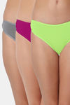 Bleeding Heart Low Rise Zero Coverage Thong (Pack of 3) - Multicolor — thumbnail 1