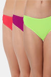 Bleeding Heart Low Rise Zero Coverage Thong (Pack of 3) - Multicolor — thumbnail 1