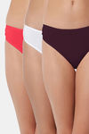 Bleeding Heart Low Rise Zero Coverage Thong (Pack of 3) - Multicolor — thumbnail 1