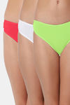 Bleeding Heart Low Rise Zero Coverage Thong (Pack of 3) - Multicolor — thumbnail 1