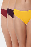 Bleeding Heart Low Rise Zero Coverage Thong (Pack of 3) - Multicolor — thumbnail 1