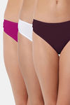 Bleeding Heart Low Rise Zero Coverage Thong (Pack of 3) - Multicolor — thumbnail 1