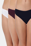 Bleeding Heart Low Rise Zero Coverage Thong (Pack of 3) - Multicolor — thumbnail 1
