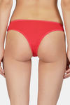 Bleeding Heart Low Rise Zero Coverage Thong (Pack of 2) - Coral Brown — thumbnail 5