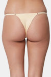 Bleeding Heart Low Rise Zero Coverage Thong - Beige — thumbnail 2