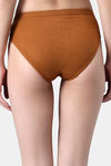 Bleeding Heart Medium Rise Full Coverage Bikini Panty - Mustard — thumbnail 2
