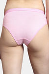 Bleeding Heart Medium Rise Full Coverage Bikini Panty - Pink — thumbnail 2