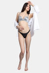 Bleeding Heart Low Rise Zero Coverage Thong - Black — thumbnail 6