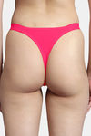 Bleeding Heart Low Rise Zero Coverage Thong - Magenta — thumbnail 2