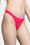 Bleeding Heart Low Rise Zero Coverage Thong - Magenta — thumbnail 3