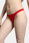 Bleeding Heart Low Rise Zero Coverage Thong - Red — thumbnail 4