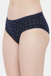 Bleeding Heart Medium Rise Full Coverage Bikini Panty (Pack of 2) - Blue — thumbnail 6