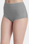 Bleeding Heart High Rise Full Coverage Boyshort - Grey — thumbnail 3