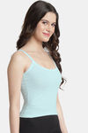 Bleeding Heart Cotton Camisole - Blue — thumbnail 3